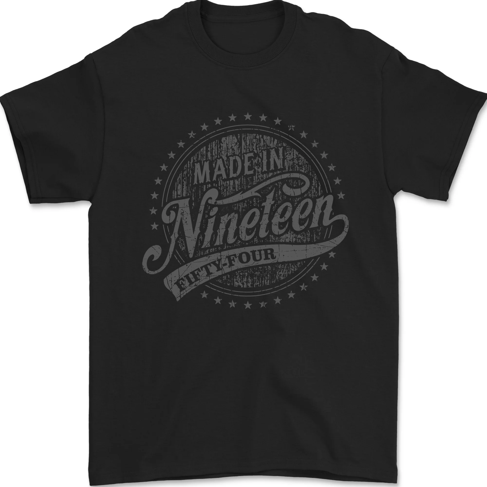Distressed 69th Birthday Made In 1954 Mens T-Shirt 100% Cotton