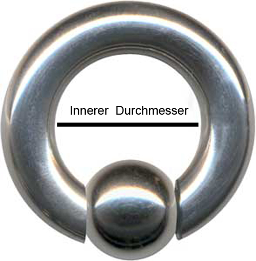 1 Stück Piercing Ring BCR Springball Prinz Albert In 3 5 6 8 Mm Studio Ware Neu - Foto 8