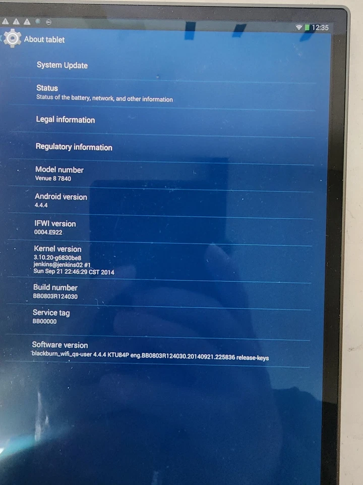 Tablet Dell Venue 8 7840 16 GB WI-FI Android 4.4.4 8 pulgadas, muestra Eng OLED Foto 2 de 4