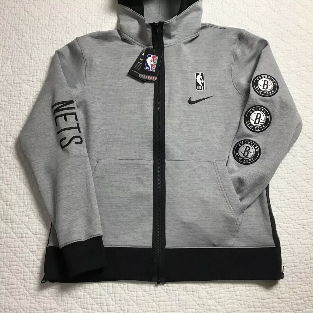 Nike Brooklyn Nets Therma Flex Showtime Men's Nba Hoodie in Black for Men