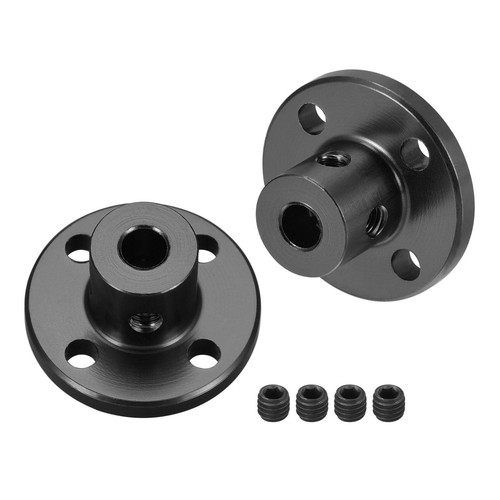 2 x Flanschkupplung Wellenkupplung Motorstecker 4mm ID. H13xD10 Starre