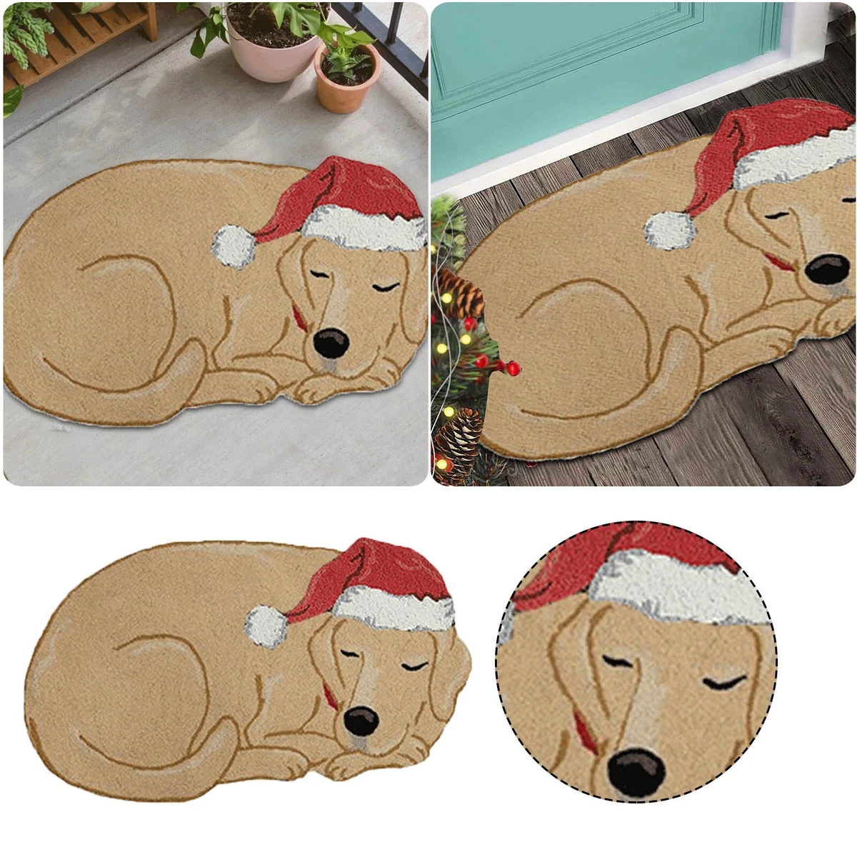 Dog shaped door clearance mat