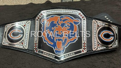 Superbowl CHICAGO BEARS NFL Championship Wrestling Belt 2mm Brass Adult  Size | eBay