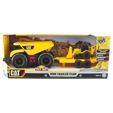 Cat Mini Trailer Dump Truck And Trailer With Double-bucket Excavator 28cm