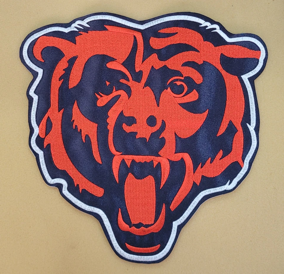 Chicago Bears XL Huge High Quality Embroidered Patch 9.4"x9.4"