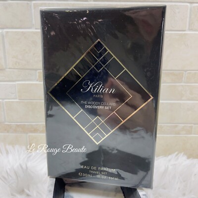 Kilian The Woody  Cellars Discovery Set Eau De Parfum 4 x 0.25oz / 7.5ml New