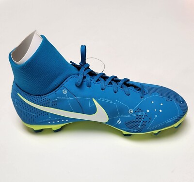 Nike Jr. Mercurial Victory 6 DF NJR Kids Soccer Shoes Blue-White
