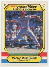 1987 Fleer Award Winners Bill Gullickson Cincinnati Reds #18