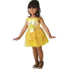 déguisement robe ballerine Disney Princesse BELLE jaune 3 à 6 ans Rubie's neuve