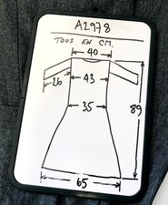 Robe En 100% Cachemire Terry Lane - Taille L - Gris Chiné - Neuve Avec Étiquettes