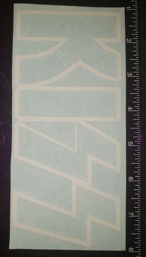 The Band Kiss White Vinyl Decal - Picture 4 of 4