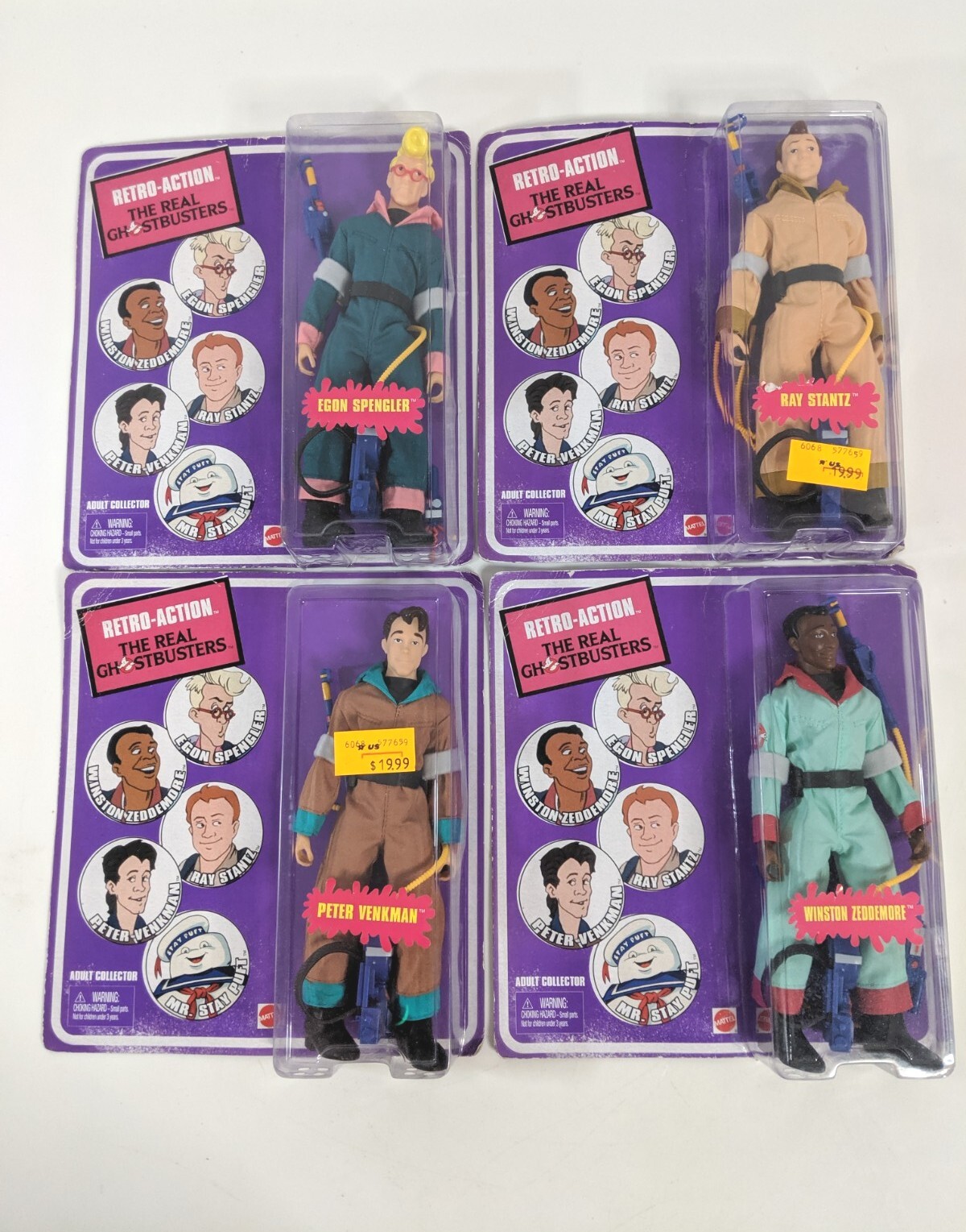 S Egon Ray Winston Peter Venkman 8&rdquo; New