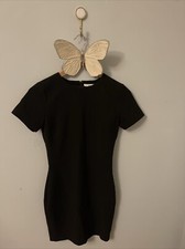 Black Fitted Short Evening Dress-Likely Brand-size 2
