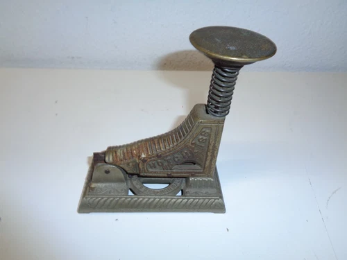 Vin tage E H Hotchkiss Stapler Antique Old Ornate Office