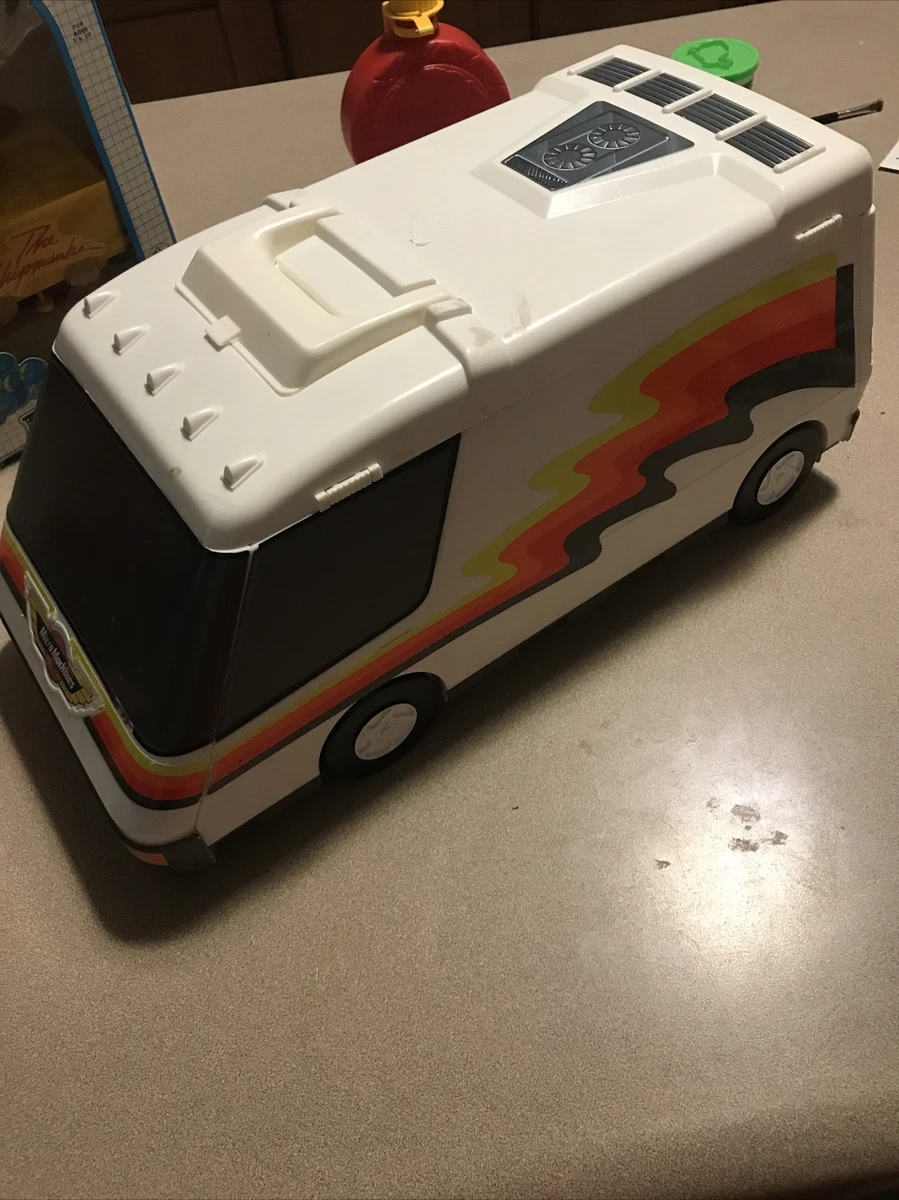 Vintage 1991 MICRO MACHINES Galoob Super City Van Camper RV Fold Out