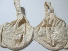 Unbranded Bra Size 38DD Beige Underwired Unlined Adjustable Straps Lingerie