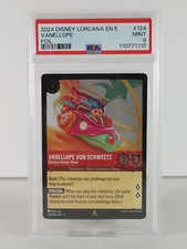 Vanellope Von Schweetz - Racer - LORCANA Shimmering Skies - 124/204 FOIL PSA 9