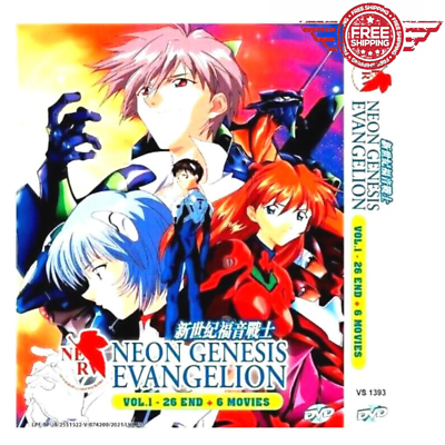 新世紀エヴァンゲリオン DVD 全巻セット DVD Anime Neon Genesis Evangelion Complete TV Series (1-26) +6