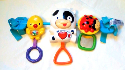 VTech Baby On-the-Moove Activity Bar Developmental Car Seat Toy Sounds Farm