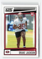 2022 SCORE DRAKE JACKSON #316 49ERS