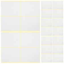 120 Pcs Writable Sticker Stickers to Write on Paper Labels Blank Address