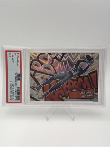 2025 Panini Absolute CeeDee Lamb Base (PSA 10)