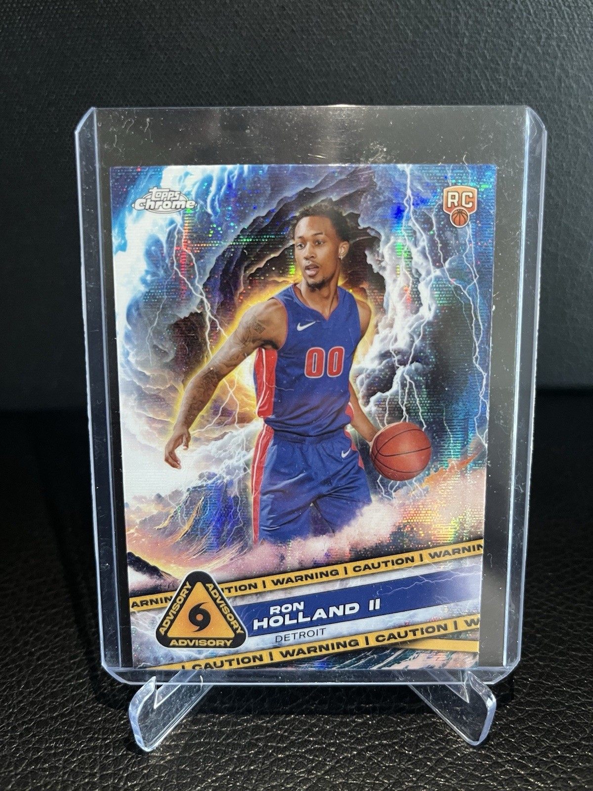 2024-25 Topps Chrome #A-4 Ron Holland II Advisory Rookie RC SP Case Hit Pistons
