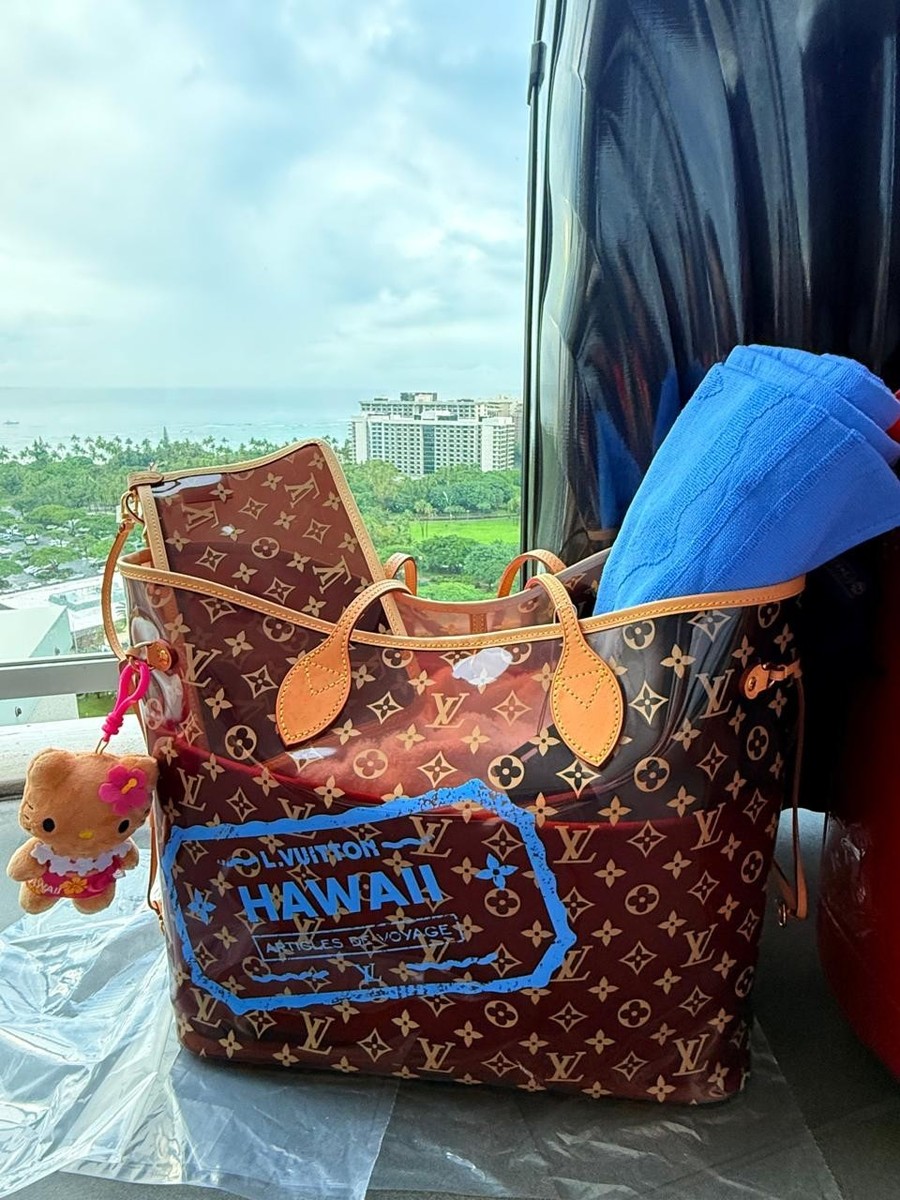 Louis Vuitton Maui Hawaii Neverfull GM PVC Resort Bag Monogram