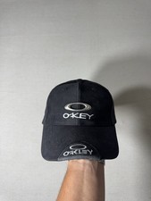 Vintage DeadStock Oakley Strap Back Hat With Tags. Metal Emblem Logo. Rare.