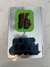 Howard COSELL / Like it Is, Signed 1st Edition 1974 Hardcover Dust Jacket