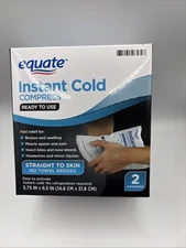 Equate Instant Cold Compress, 2 Count. Free Shipping