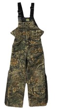 Cabela's Kids Bib Overalls Youth S Ski Seclusion 3D Camo Insulated Hunting
