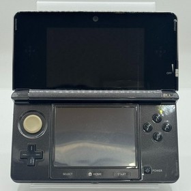 Nintendo 3DS region free Cosmo Black console / Charger / SD card / Stylus pen