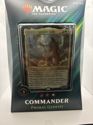 Magic: The Gathering Commander 2019 Primal Genesis Sealed Deck 630509892495| eBay Magic: The Gathering Commander 2019 Primal Genesis Sealed Deck 630509892495| eBay