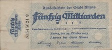 Altona - Stadt - 50 Milliarden Mark - KN=No 6 stellig*