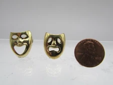 Dollhouse Miniature Comedy & Tragedy Mask Set MUL3536