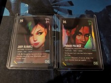 Judy & Panam Secret Rare Cards Cyberpunk TCG  Welcome to Night City B085 B116