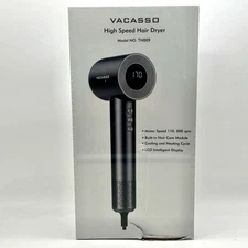 High-Speed 110,000 RPM Ionic Hair Dryer w/ HD Display, 360° Nozzle, Low Noise