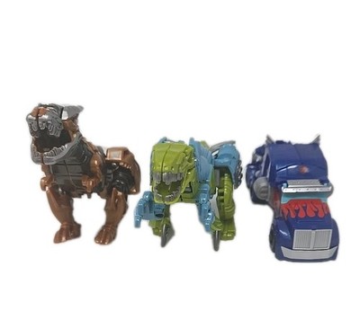 TRANSFORMERS AOE (2014) GRIMLOCK SLASH SLUG 1-Step Changer Dinobots Lot