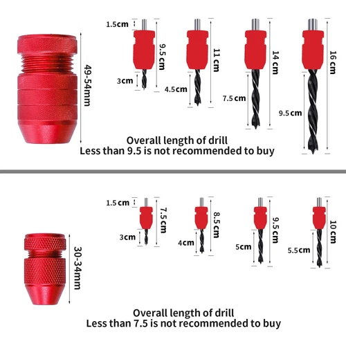 RUITOOL Drill Depth Stop for Bits, Adjustable Applicable...