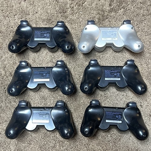 Sony Playstation 3 Controllers PS3 DualShock Sixaxis OEM Lot 6 FOR PARTS REPAIR - Picture 3 of 10
