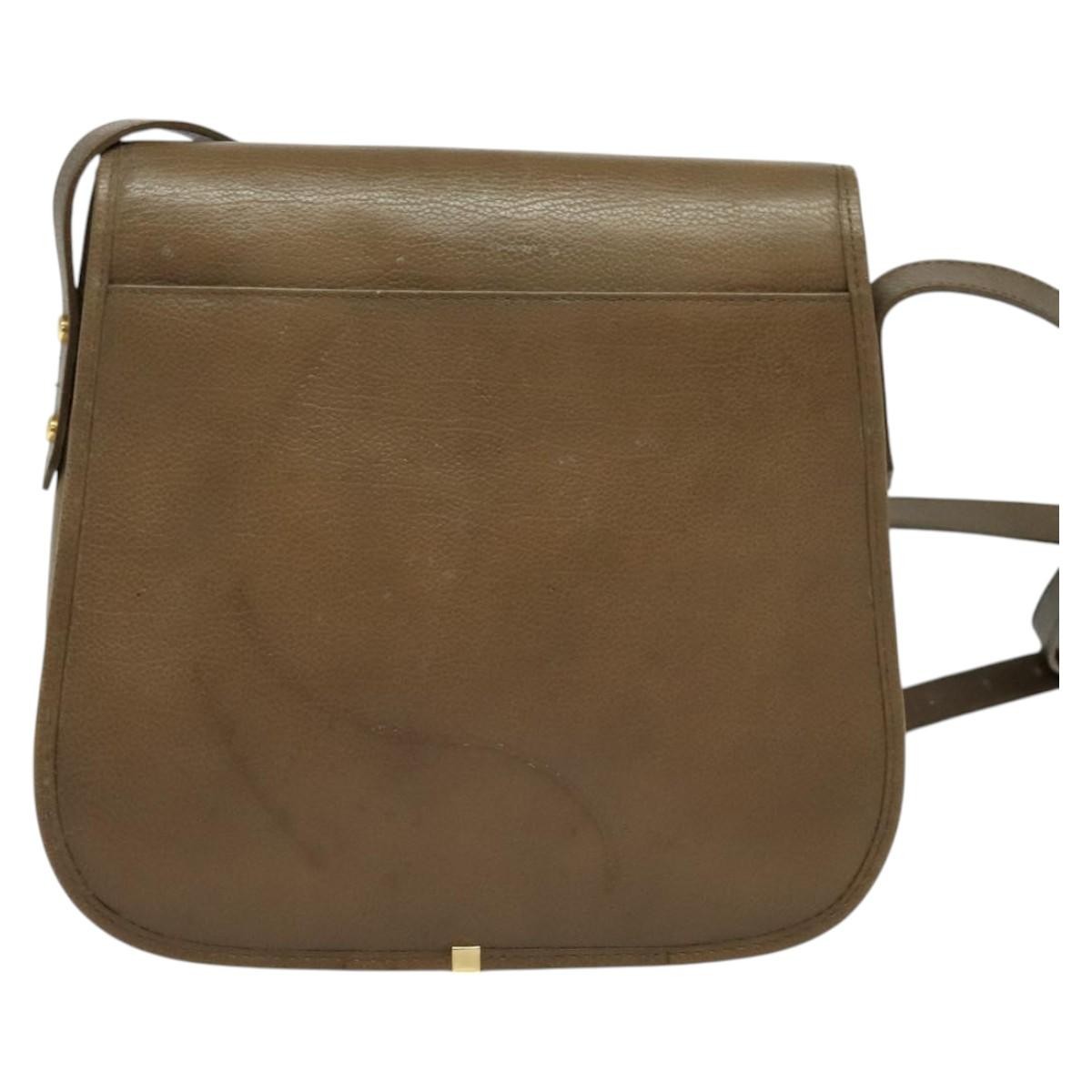 Borsa a tracolla Yves Saint Laurent in pelle marrone autentica