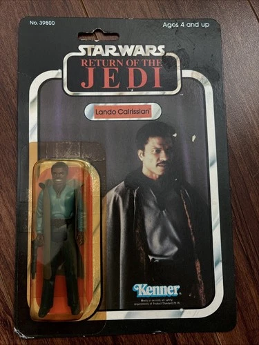 STAR WARS ROTJ Lando Calrissian 1983 Vintage Kenner 65B Sealed Card MOC Smiling