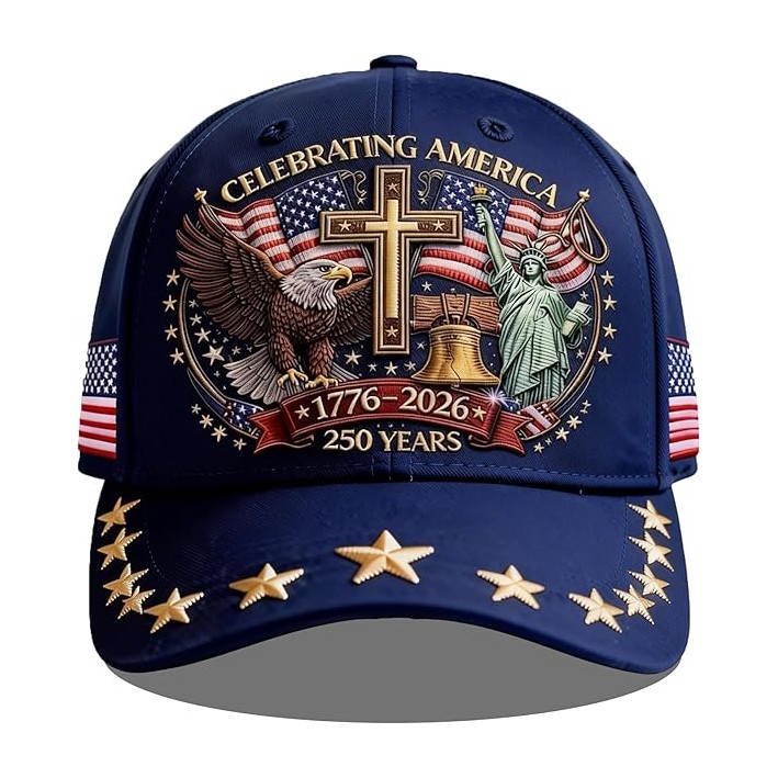 America 250th Anniversary Baseball Cap 1776–2026 USA  display picture 2
