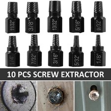 10ps Screw Extractor Easy Out Drill Bits Kit Damaged Screw Bolt Stud Remover Set 10ps Screw Extractor Easy Out Drill Bits Kit Damaged Screw Bolt Stud Remover Set