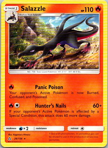 Salazzle 26/156 Ultra Prism Pokemon TCG R LP