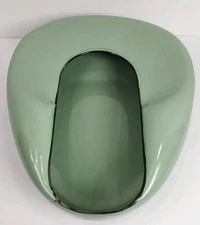 Vintage Jones Relax Patented Bed Pan Metal Green Enamel MCM 