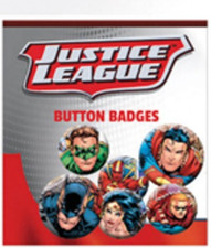 6 Justice League Button Badges DC Comic Characters New Superman Batman Hero