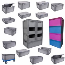 Hesselink Eurobehälter Stapelboxen Sichtlagerkasten Lagerbox Eurobox Stapelkiste