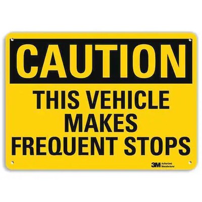 Lyle U4-1724-Ra_10X7 Safety Sign, 7 In H, 10 In W, Plastic, Vertical Rectangle,